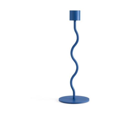 Cooee Design Curved kynttilänjalka 23 cm Cobalt Blue