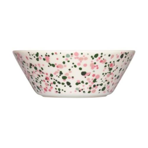 Iittala Oiva Toikka Helle kulho Ø15 cm Vaaleanpunainen-vihreä