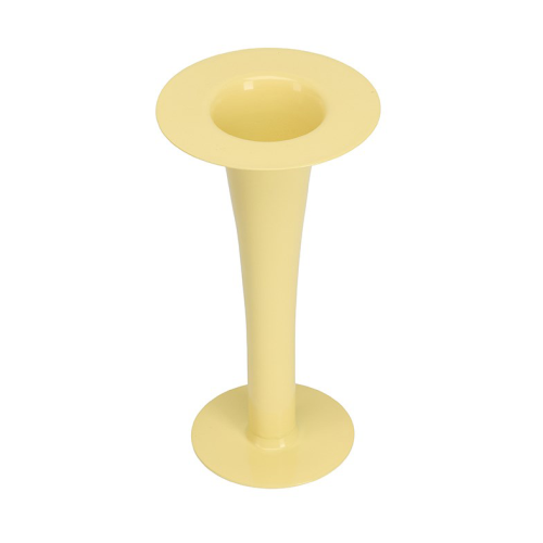 Design Letters Trumpet 2-in-1 vaasi ja kynttilänjalka 24 cm Yellow
