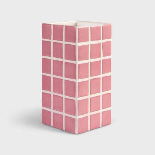 &Klevering Tile maljakko 21 cm Rosa