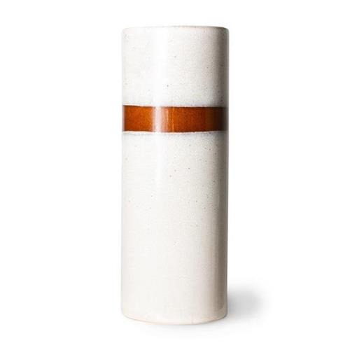 HKliving 70s ceramics vaasi L Ø9,5x25 cm Lumi (valkoinen)