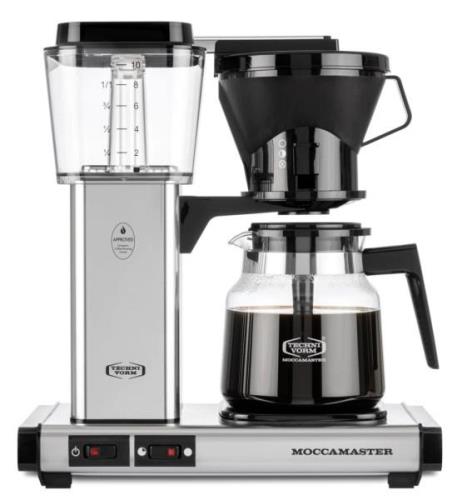 Moccamaster Manual kahvinkeitin 1,25 l Kiillotettu hopea