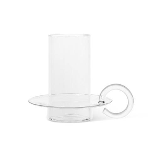 ferm LIVING Luce lämpökynttilänjalka Clear