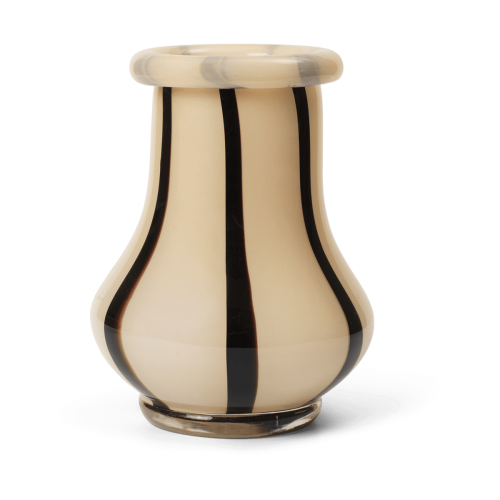 ferm LIVING Riban maljakko 19 cm Cream