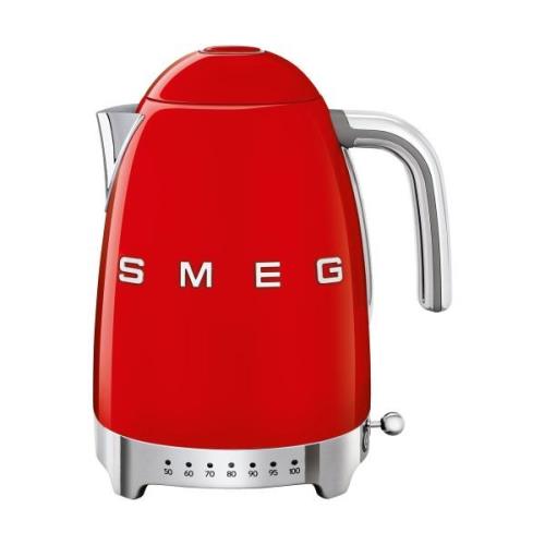 Smeg Smeg 50's Style vedenkeitin säädettävällä lämpötilalla 1,7 L Puna...