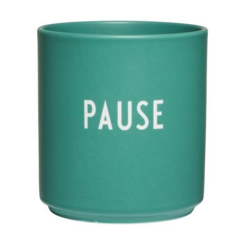 Design Letters Design Letters suosikkikuppi 25 cl Pause-antique green