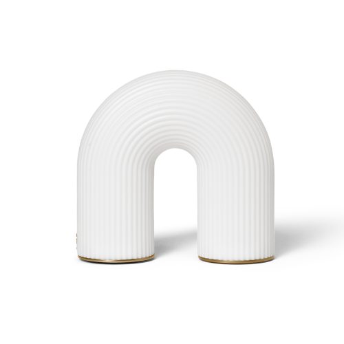 ferm LIVING Vuelta portable pöytävalaisin White