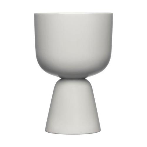 Iittala Nappula ruukku Ø12,5 cm k19 cm Vaaleanharmaa