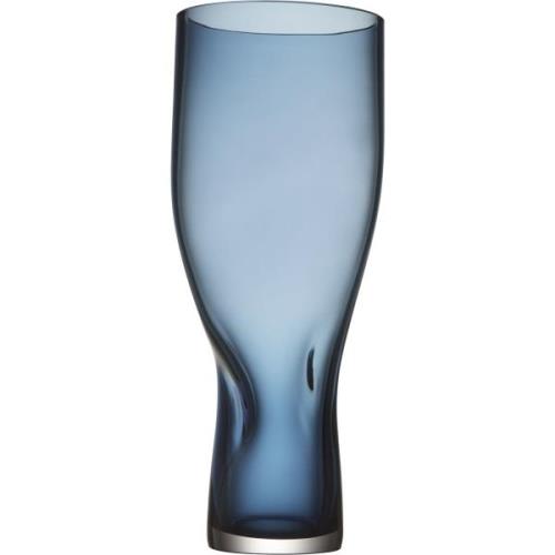 Orrefors Squeeze-maljakko, 34 cm, sininen