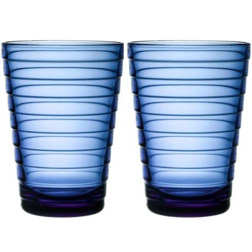 Iittala Aino Aalto vesilasit 33 cl 2 kpl, ultramariinin sininen