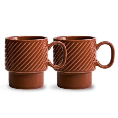 Sagaform Coffee & More kahvimuki 2 kpl, terracotta