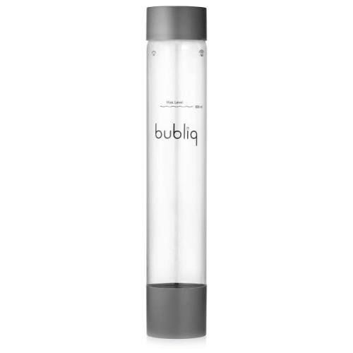 Bubliq Pullo hiilihapotuslaitteeseen, 800 ml, mattaharmaa