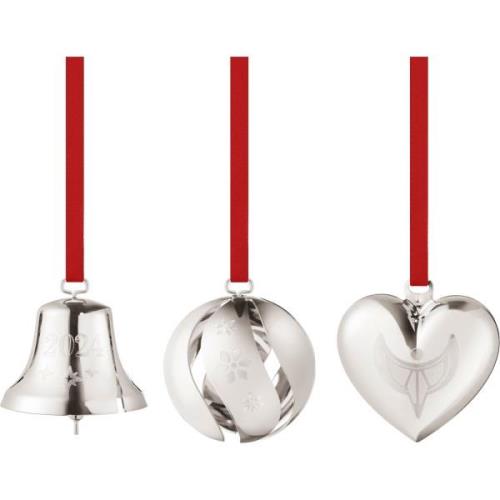 Georg Jensen Christmas Collection 2024 Gift Set 3 kpl joulukoristeita,...