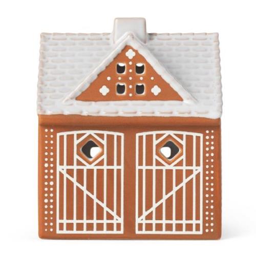 Kähler Gingerbread joulutalli kynttilälyhty 11,5 cm