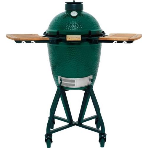 Big Green Egg Hiiligrilli, grillivaunu ja sivupöydät