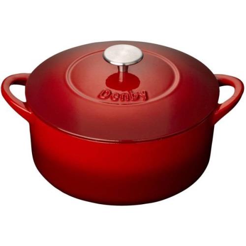 Denby Pyöreä Pomergranate-valurautapata, 24 cm, 4 litraa