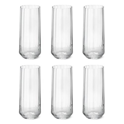 Georg Jensen Bernadotte highball-lasi, 45 cl, 6 kpl