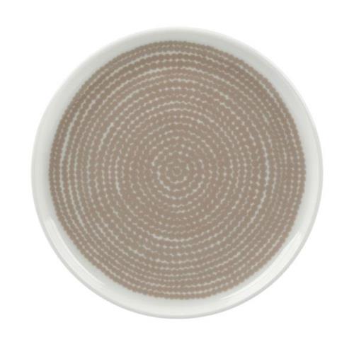 Marimekko Siirtolapuutarha lautanen 13,5 cm, valkoinen/beige