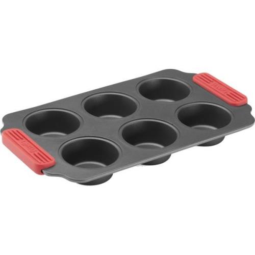 Lékué Non-stick minimuffinssivuoka 6 kpl, harmaa