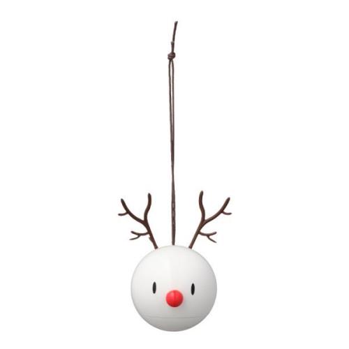 Hoptimisten - Reindeer Joulupallo 2 kpl Valkoinen