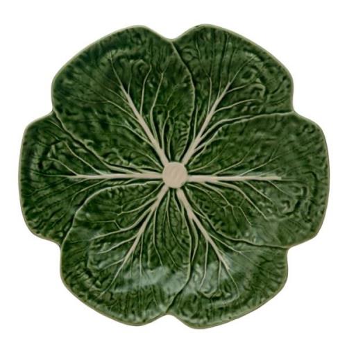 Bordallo Pinheiro - Cabbage Lautanen Kaalinlehti 26,5 cm Vihreä