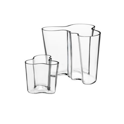 iittala - Alvar Aalto Maljakkosetti 16+9,5 cm Kirkas