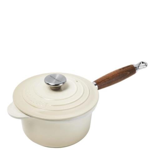 Le Creuset - Signature Kattila puukahvalla 1,8 L Meringue