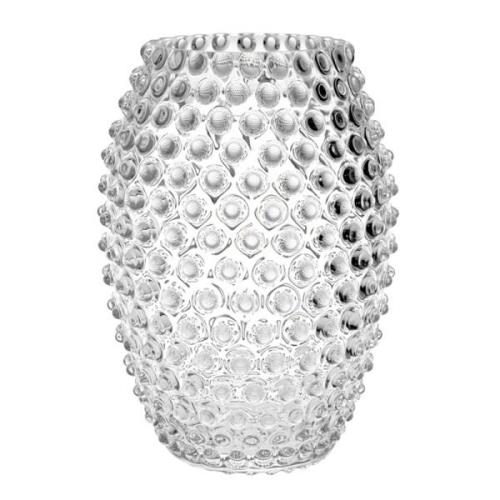 Klimchi - Hobnail Egg Maljakko 23 cm Crystal