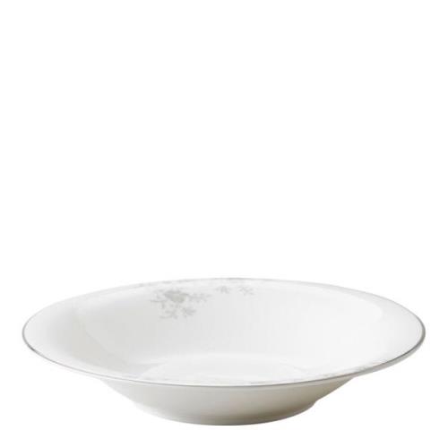 Royal Porcelain - Angelina Platinum Syvä lautanen 23,5 cm Valkoinen
