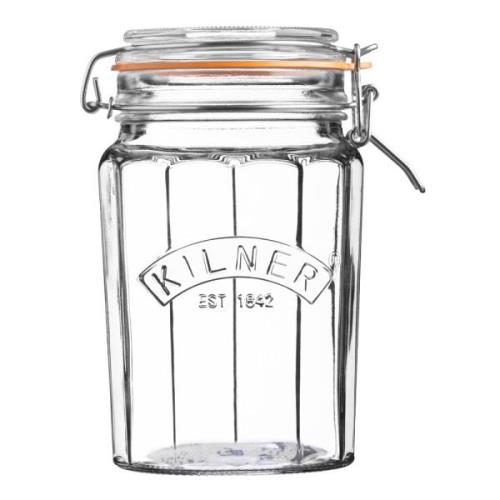 Kilner - Clip Top Facetted Purkki 0,95 L