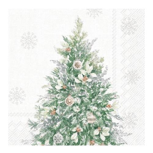 Ihr - Servetti Simple Season Tree 33x33 cm 20 kpl