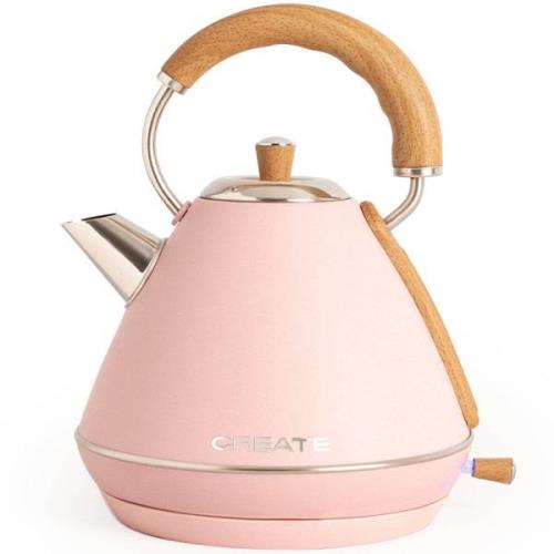 Create - Kettle Retro Vedenkeitin 1,7L Roosa