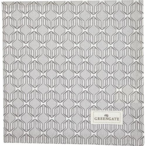 GreenGate - Rani Lautasliina 40x40 cm Pale Grey