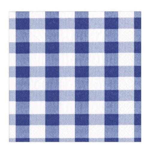 Caspari - Gingham Servetti 33x33 cm 20 kpl