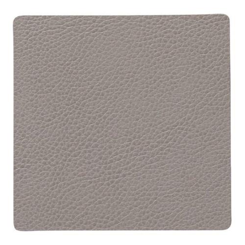 LIND DNA - Square Leather Serene Lasinalunen 10x10 cm Ash