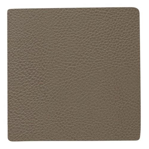 LIND DNA - Square Leather Serene Lasinalunen 10x10 cm Moss