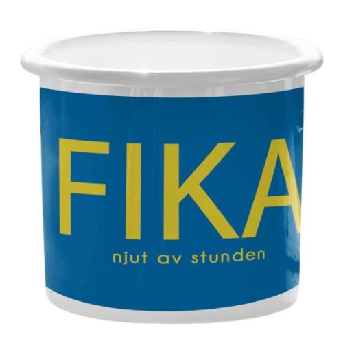 Citronelles - Fika Emalimuki Stunden 30 cl Sininen/Keltainen