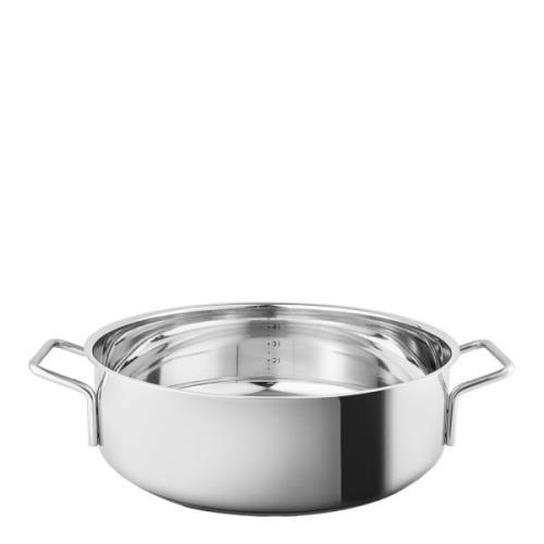 Eva Trio - Stainless Steel sautégryta 28 cm med 2 handtag