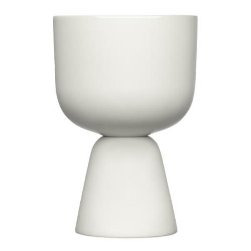 iittala - Nappula Kukkaruukku 19x12,5 cm Valkoinen