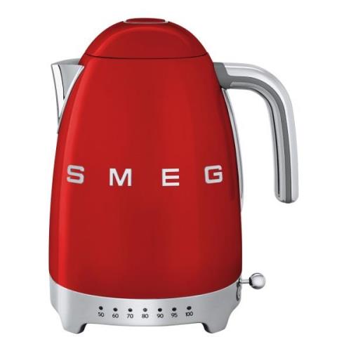 Smeg - Smeg Vedenkeitin säädettävä lämpötila 1,7L KLF04 Punainen