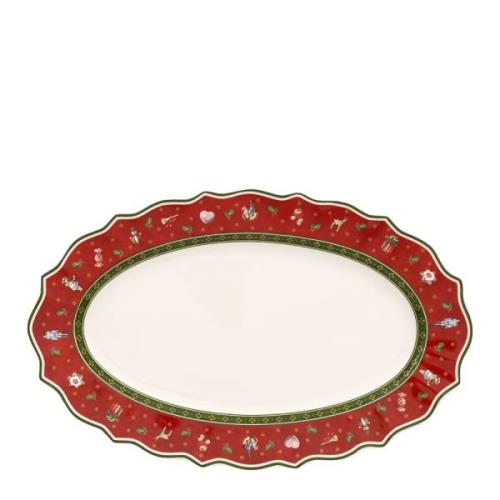 Villeroy & Boch - Toy's Delight Tarjoiluastia 38x23,5 cm Punainen/Valk...