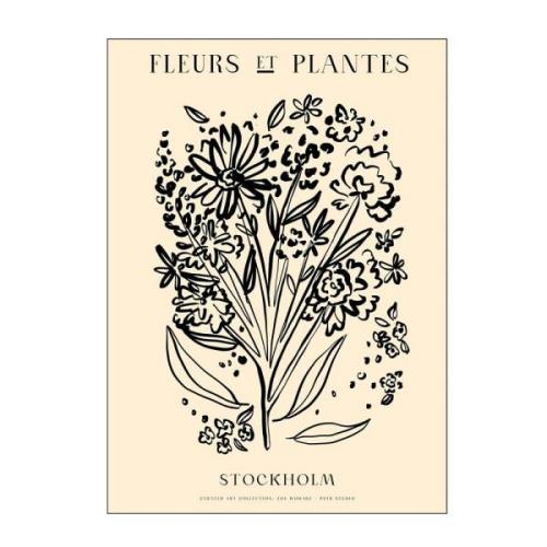 Poster & Frame - PSTR Studio Juste 50x70 cm Zoe fleurs et plantes bouq...