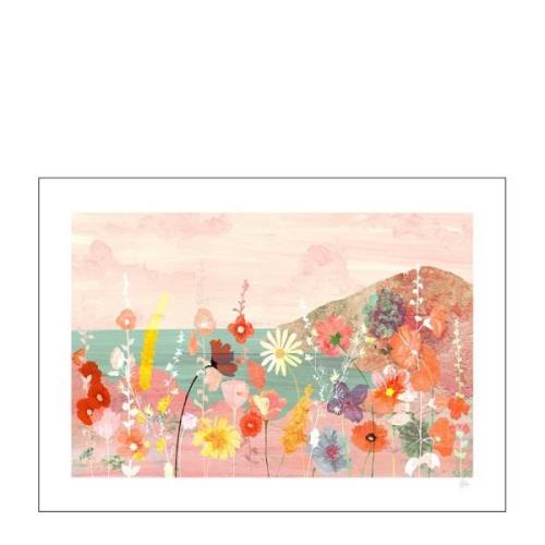 Poster & Frame - Violets Print House Juliste 30x40 cm Flowerscape