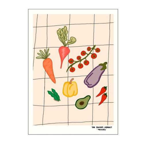 Poster & Frame - Engberg Studio Juliste 30x40 cm Farmers market veggie...