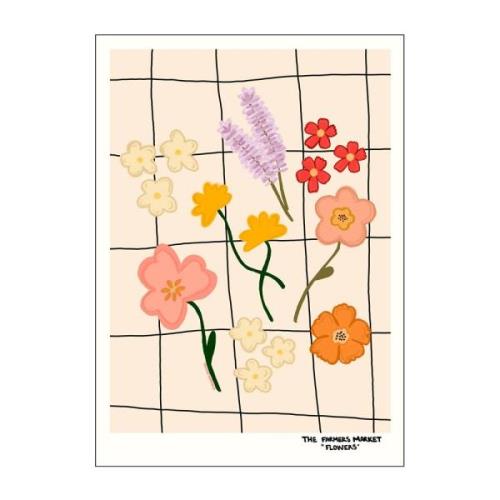 Poster & Frame - Engberg Studio Juliste 50x70 cm Farmers market flower...