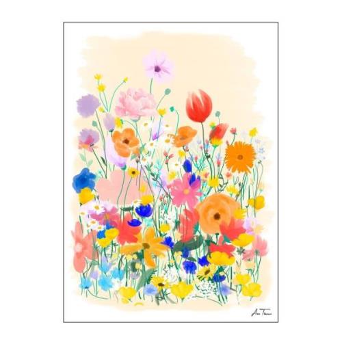 Poster & Frame - Anna Thomsen Juliste 50x70 cm Field of flowers no1