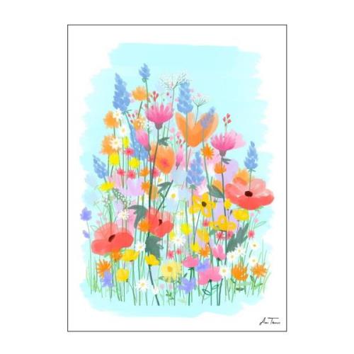 Poster & Frame - Anna Thomsen Juliste 50x70 cm Field of flowers no3