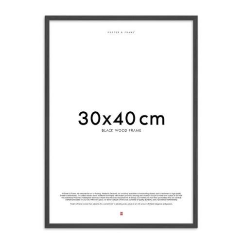 Poster & Frame - Kehys 30x40 cm Musta