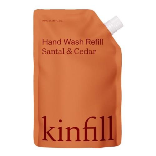 Kinfill - Käsisaippua täyttöpakkaus 500 ml Santa & Cedar