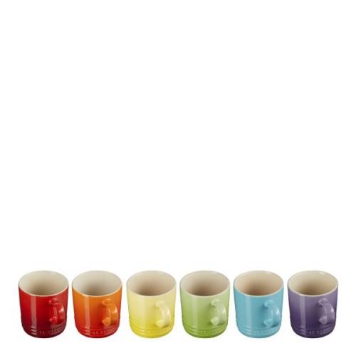 Le Creuset - Rainbow Espressomuki 6 kpl